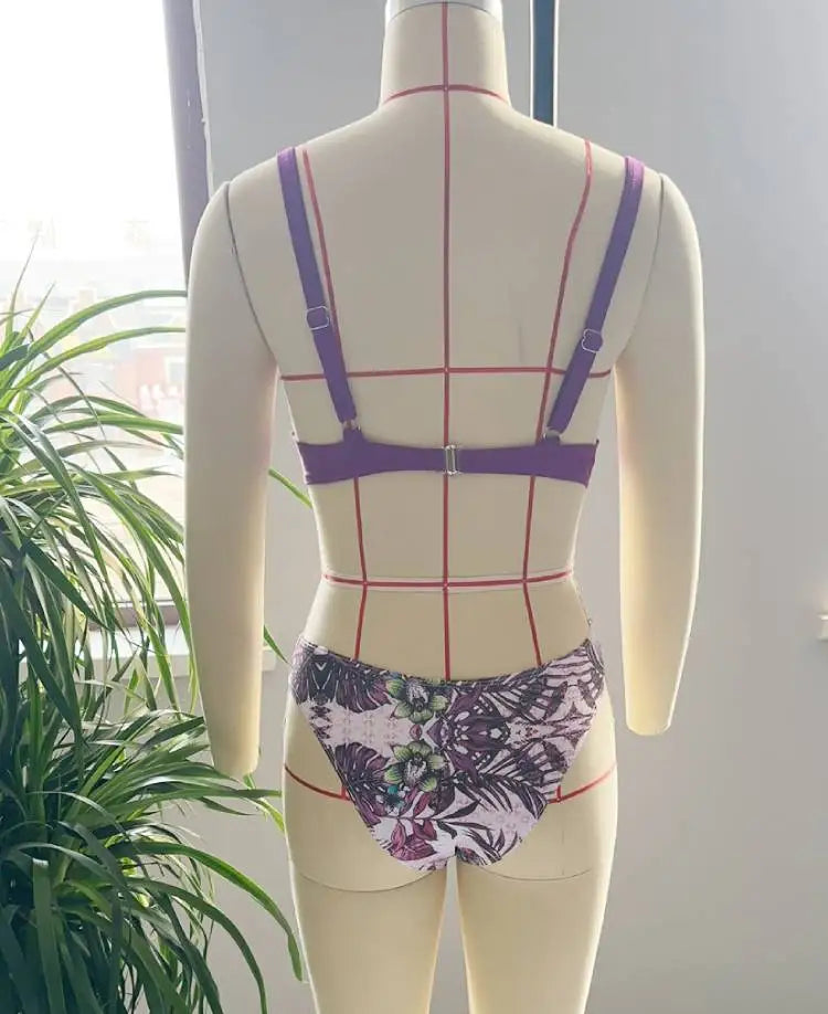 Cikini-Three-Piece Bikini Set for Women, Split Swimsuit, Swimwear, Summer Outfit, New, 2022