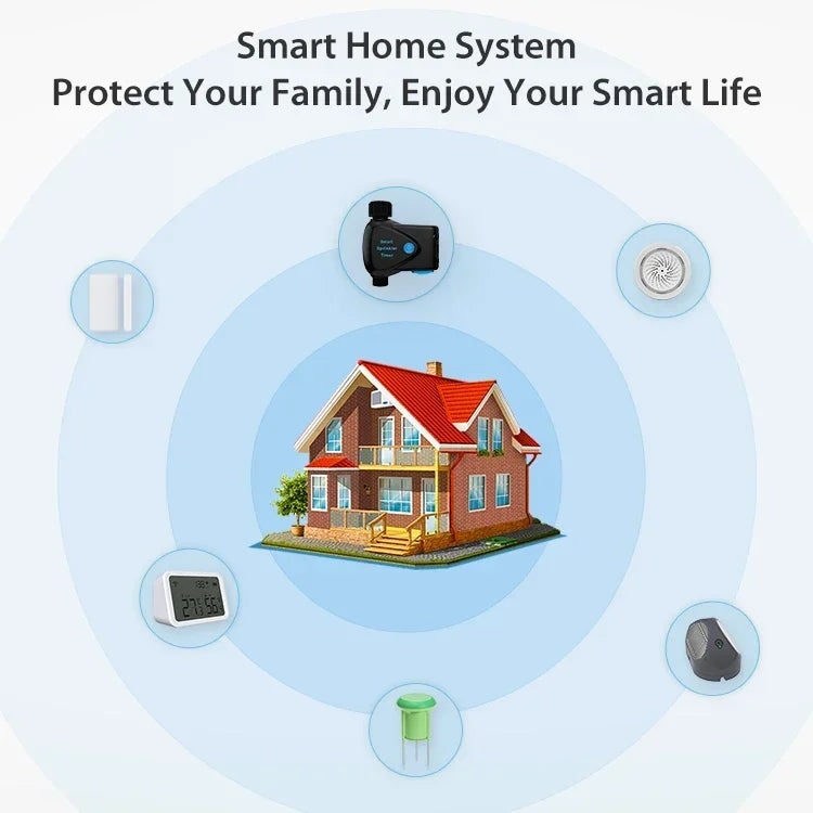 Tuya Smart Wifi Irrigation Water Timer Drip Irrigation Valve Controller Smart Water Valve for Home Garden