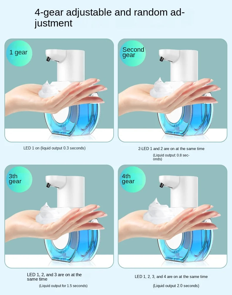 Smart Soap Dispenser 420ml Touchless Motion Sensor Washing Hand Device Wall-Mounted Liquid Soap Dispenser Liquid/Foam Model