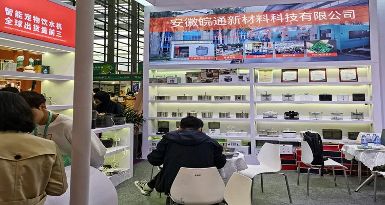 Automatic Pet Water Fountain Silent, Stainless Steel, LED Light, Pet Water Dispenser, For Cats & Dogs