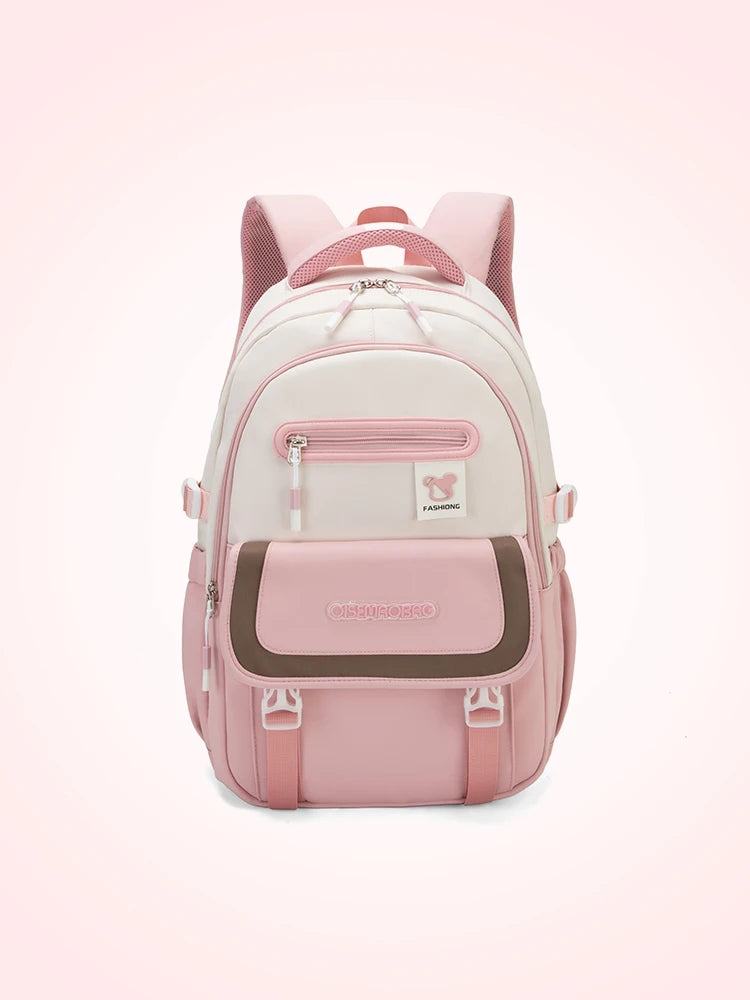Schoolbags for Primary School Girls, Good-Looking, Waterproof, Junior High School Girls, Lightweight, Soft and Popular Backpacks
