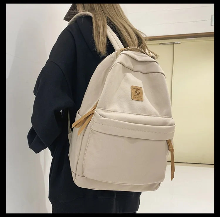 School Backpack for Men Women College Bookbag Lightweight Black Backpack Rucksack Casual Daypack School Bag for Boys Girls