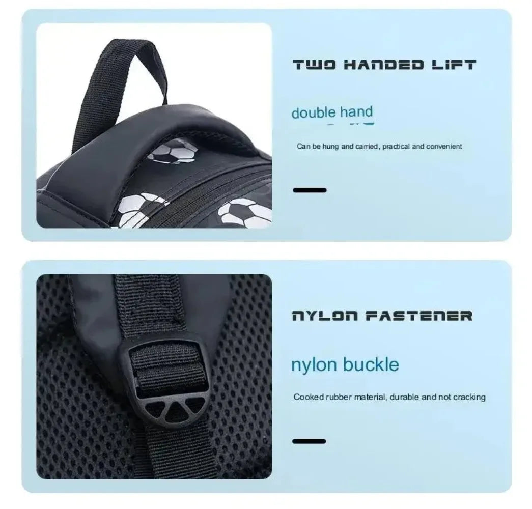 Boy Football Kids Backpack Children Schoolbag Anime Backpack Travel School Bags for Teenage Boy Mochila Escolar Infantil Menino