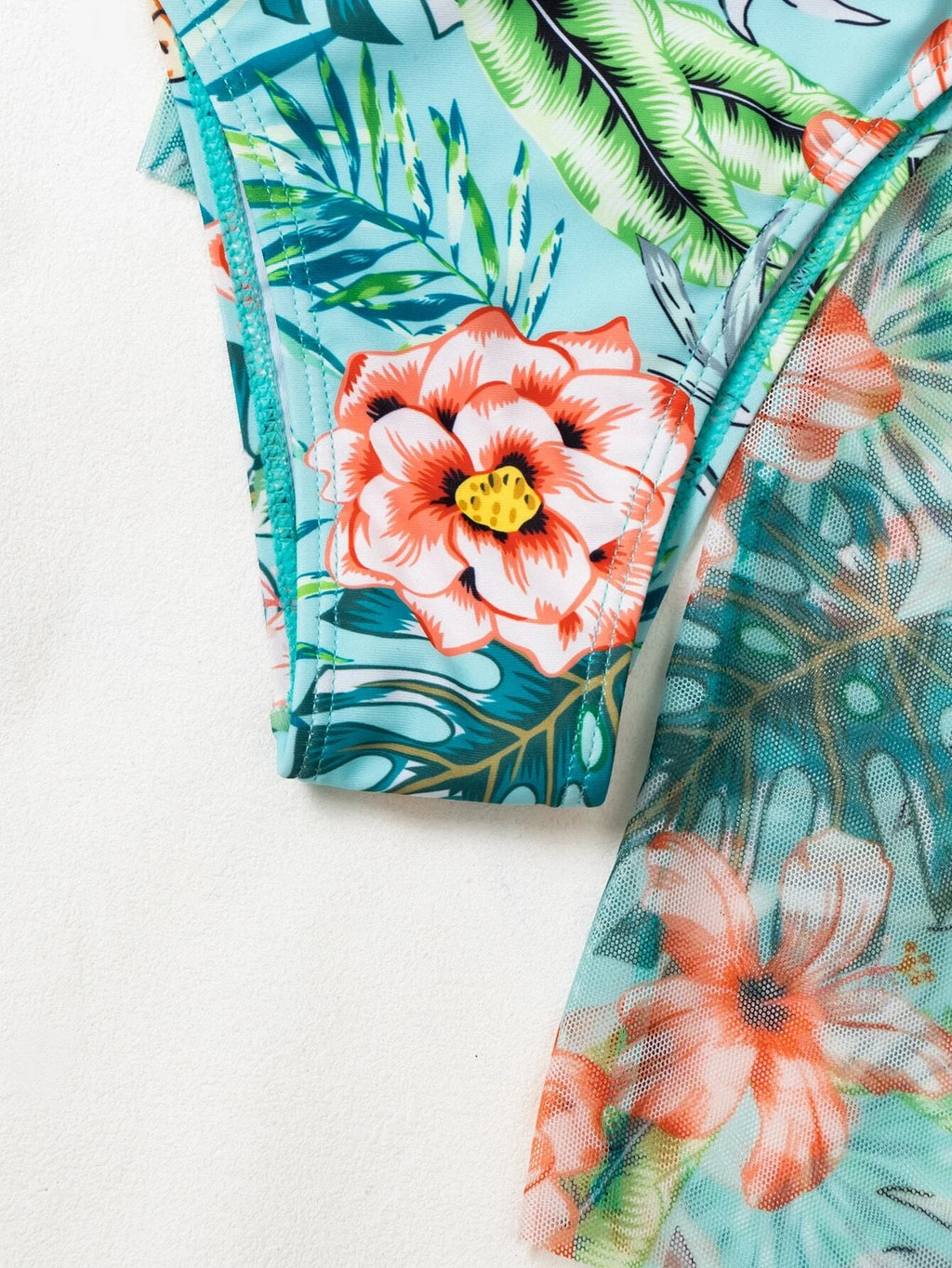 3 Pieces Push Up Bikinis 2025 Women With Kimono Beach Printed Swimsuit Sexy Swimwear Female Bathers Bathing Swimming Swim Suit