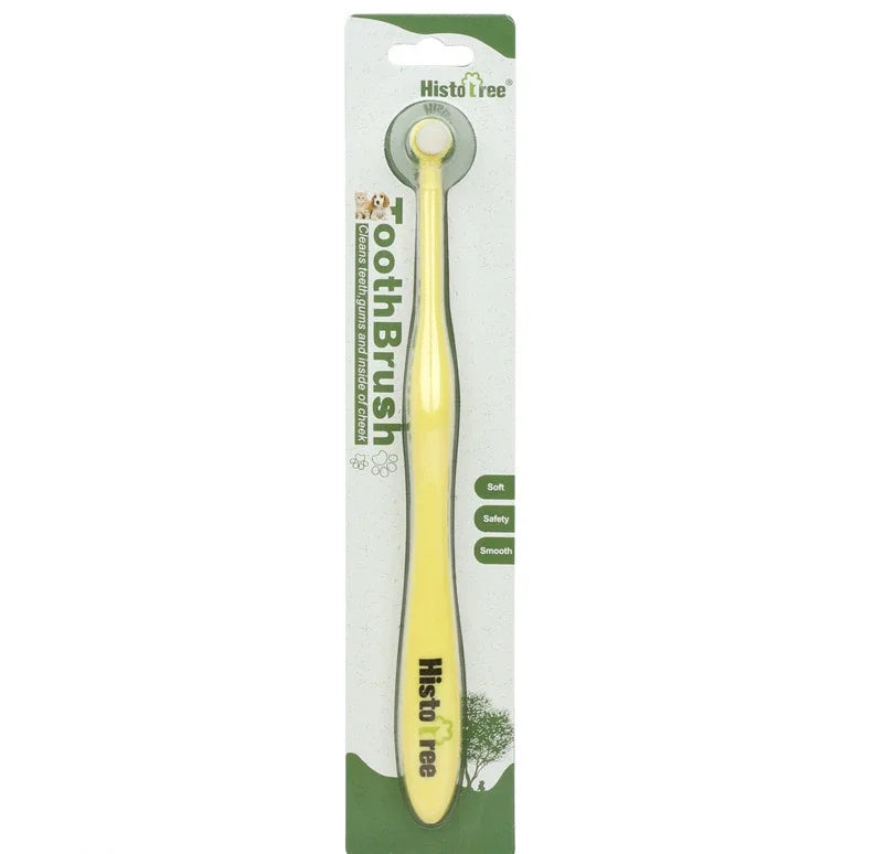 Pet Toothbrush for Dog Cats Small Animals Oral Care Kit with Soft Bristles Fights Bad Breath Tartar Remover Dental Cleaning Tool