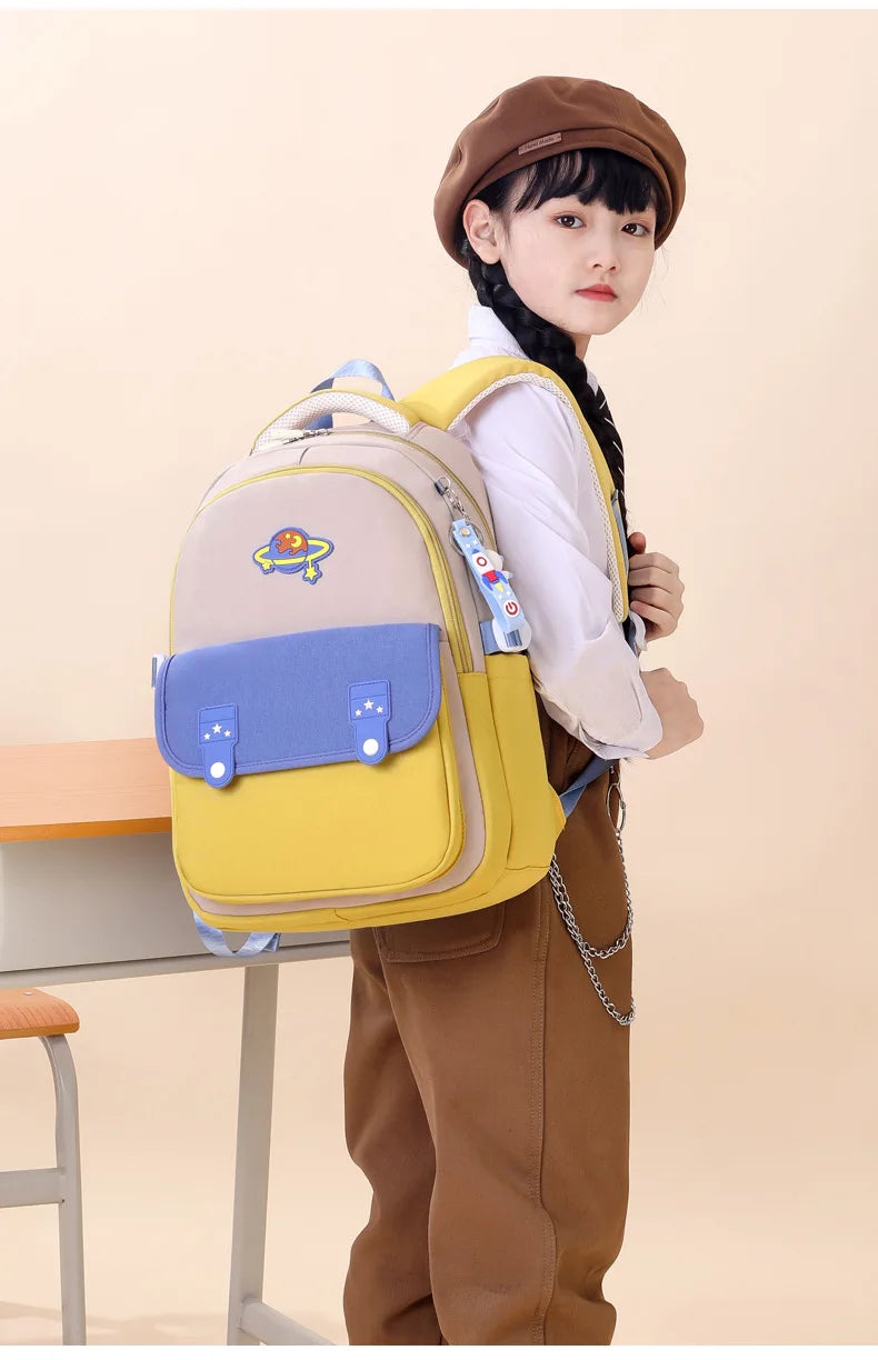 School Bags for Boys Children Backpacks Primary School Grade 1-2-3 Kids Satchels Waterproof Portability Bookbag Mochila Escolar