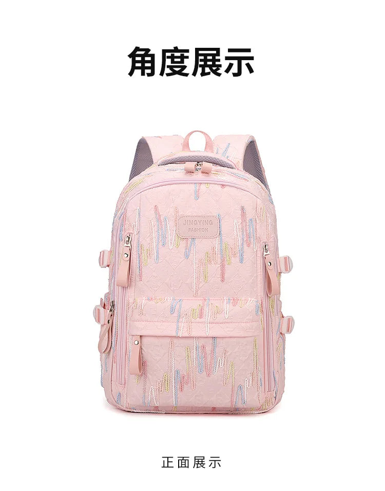 Fresh Backpack large capacity school bag with good-looking Cute and Sweet Backpacks for Middle School and College Students 2 Siz