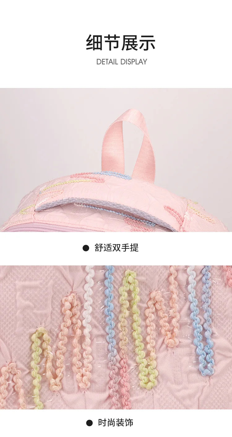 Fresh Backpack large capacity school bag with good-looking Cute and Sweet Backpacks for Middle School and College Students 2 Siz