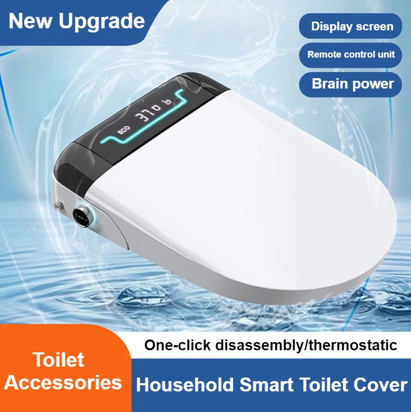 New Smart Toilet Cover Household Drying Instant Hot Seat Electric Heating Flusher Toilet Cover Toilet Seat Bidet Toilet Seat