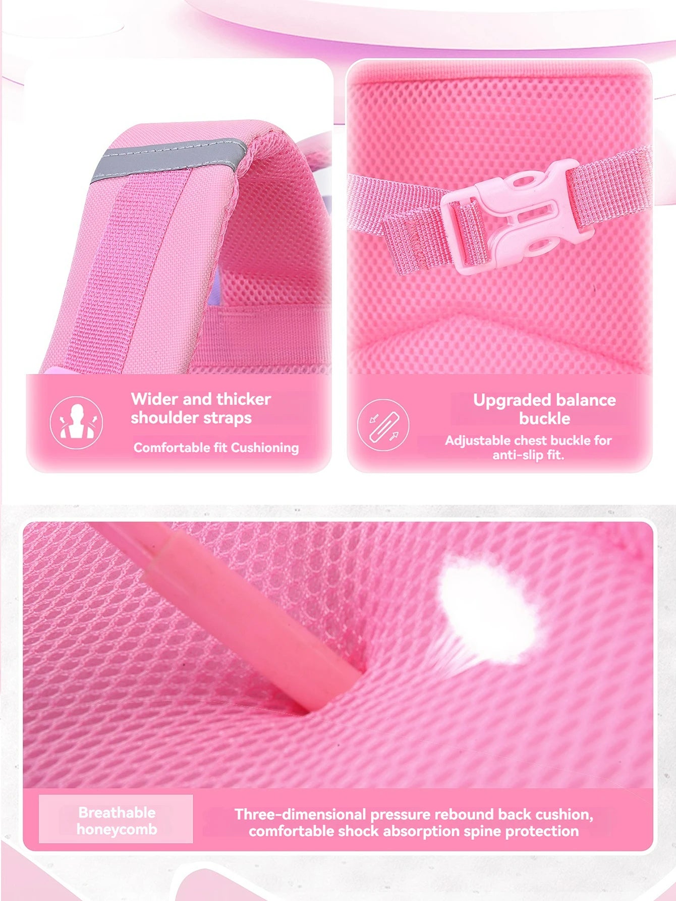 Children's elementary school students schoolbag girls 1, 2, 3, 4, 5, 6 grades 6-12 years old shoulders backpack cute waterproof