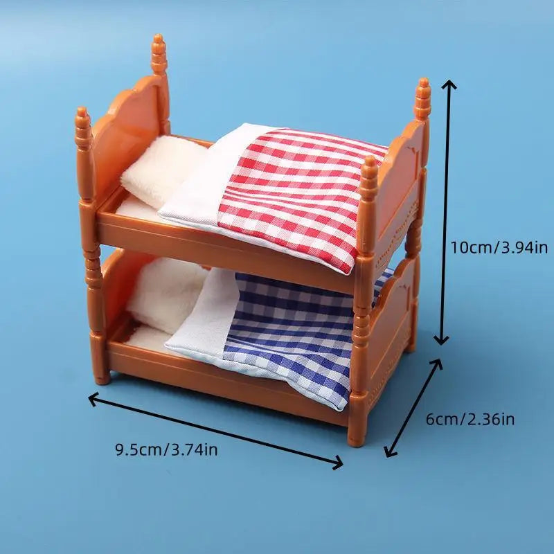 Children's simulated play house mini toy model ornaments