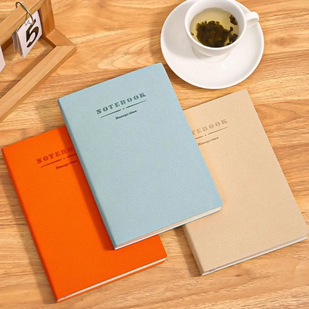 School Supplies PU Cover Soft Leather Notebook Journals Writing Pads a4 a5 Office Notebook Diary Book Stationery Notebook School