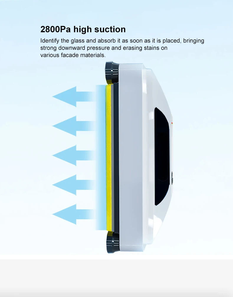 2024 New Intelligent Water Spray Window Cleaning Robot Home Fully Automatic Electric Remote Control Window Cleaning Tool