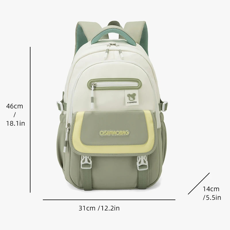 Schoolbags for Primary School Girls, Good-Looking, Waterproof, Junior High School Girls, Lightweight, Soft and Popular Backpacks