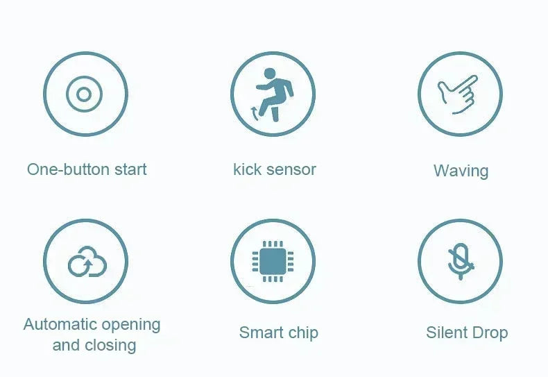 Smart Sensor 13L Trash Can 2025 - Touch-Activated Automatic Lid Bathroom Kitchen Toilet, Waterproof Waste Organizer