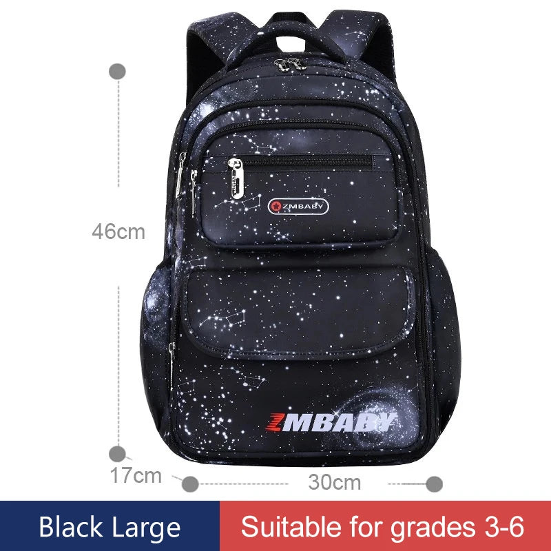 Back to School Adjustable Kids School Backpack for Boys Girls Lightweight Growth Design Waterproof Elementary Primary school Boo
