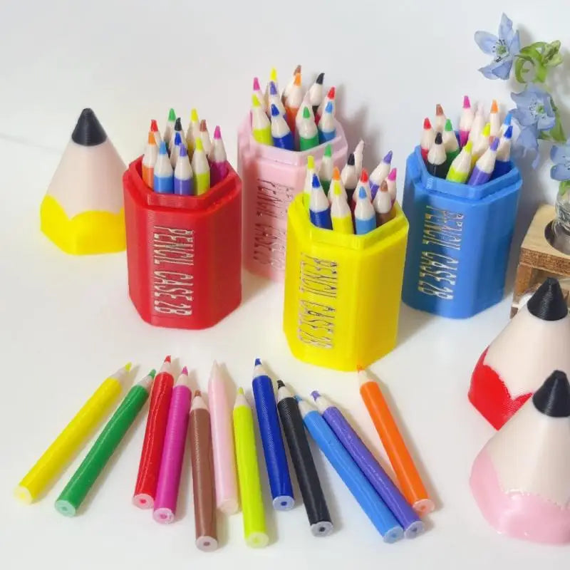 10/12Pcs Miniature School Supplies Toy Set for Kids Includes Colored Pens Mini Pencils Dollhouse School Accessory Props