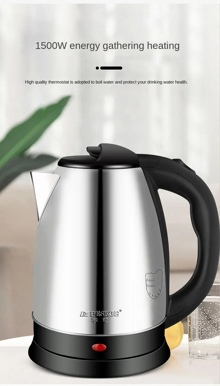 Electr Water Kettle For Tea 2L Electric Kettle Electric Teapot Water Boiler 2000W Tea Maker Cup Thermal Electric Tea Maker