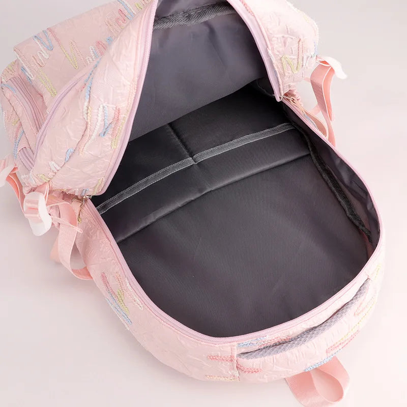 Fresh Backpack large capacity school bag with good-looking Cute and Sweet Backpacks for Middle School and College Students 2 Siz