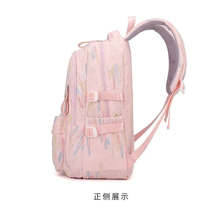 Fresh Backpack large capacity school bag with good-looking Cute and Sweet Backpacks for Middle School and College Students 2 Siz