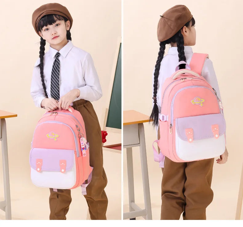 School Bags for Boys Children Backpacks Primary School Grade 1-2-3 Kids Satchels Waterproof Portability Bookbag Mochila Escolar
