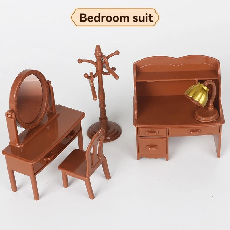 Children's simulated play house mini toy model ornaments