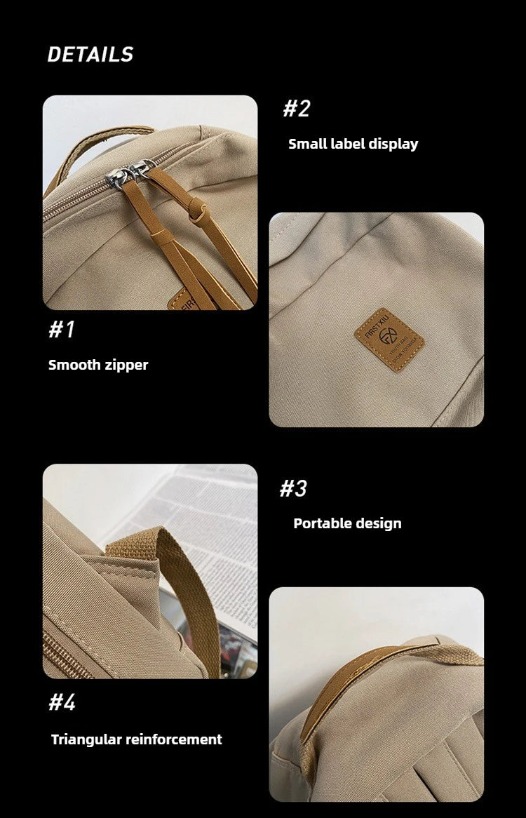 School Backpack for Men Women College Bookbag Lightweight Black Backpack Rucksack Casual Daypack School Bag for Boys Girls