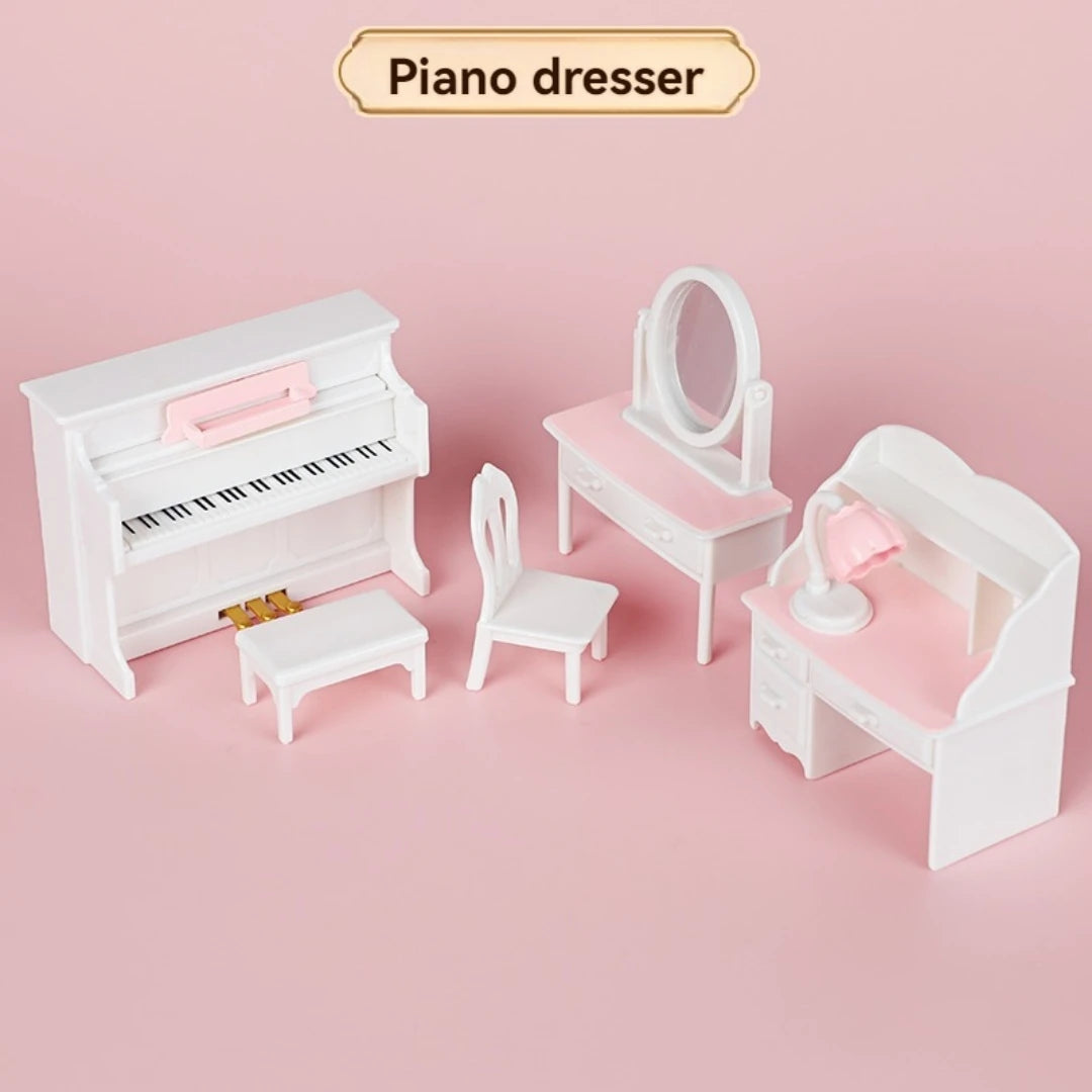 Children's simulated play house mini toy model ornaments