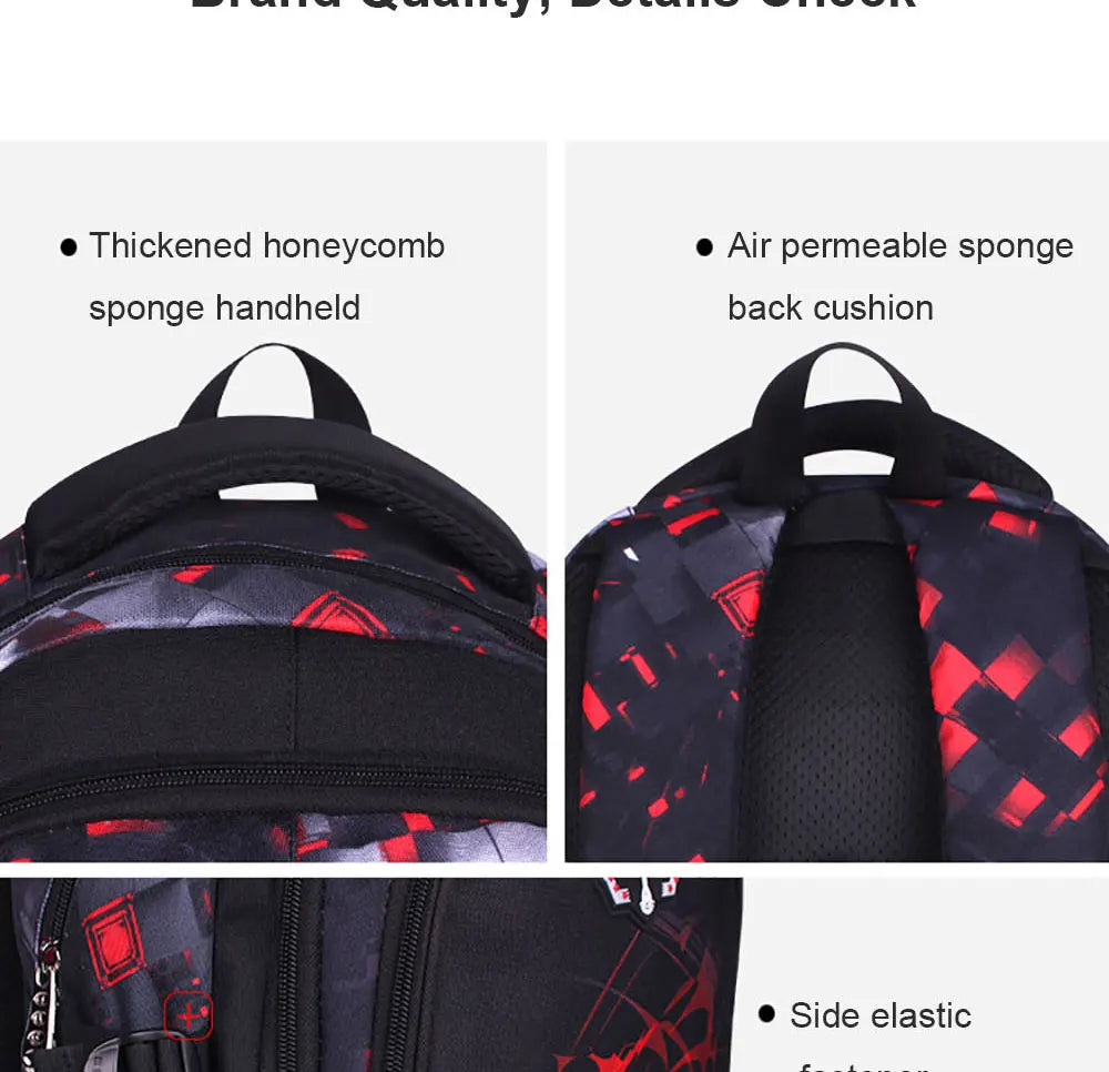 School backpack for children schoolbag cute anime backpack travel school bags for teenage boys mochila escolar infantil menino