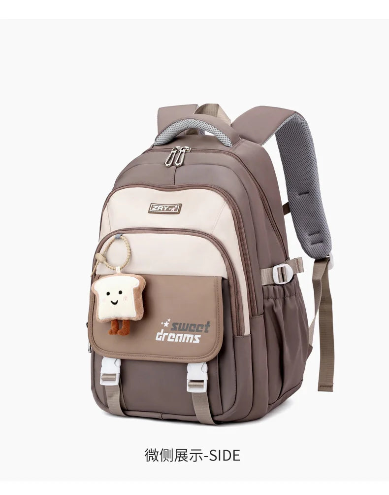 School Backpacks For Girls Large Capacity Middle School Backpack Lightweight Travel Bag School Bookbag College Student Backpack