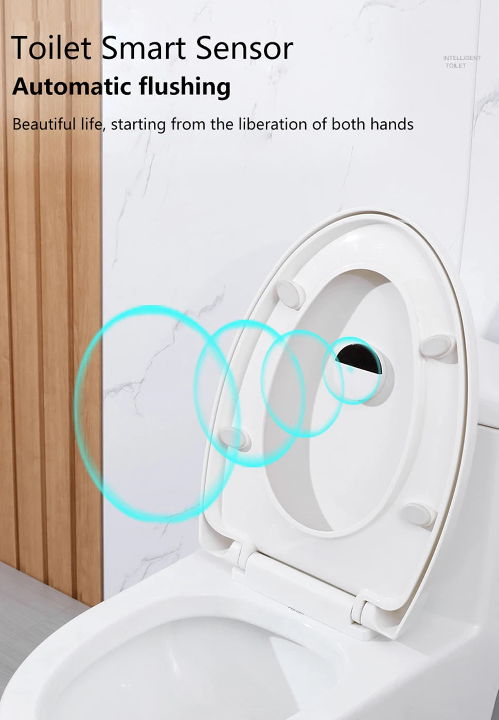 Bathroom Accessories Infrared Smart Wireless Flush Valve Household Defecation Sensor Flusher Toilet Automatic Flushing Sensor