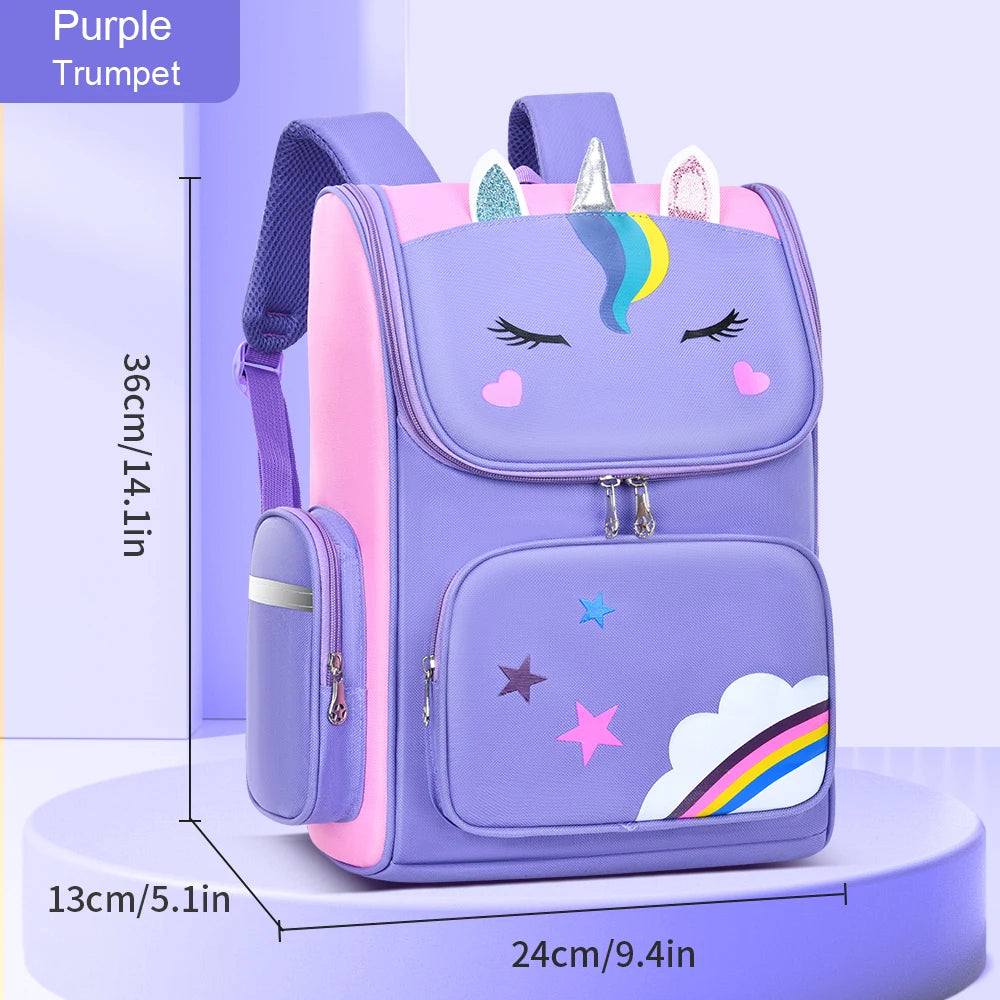 New elementary school students schoolbag shoulders backpack 6-12 years old one, two, three, four, five, six grades waterproof le