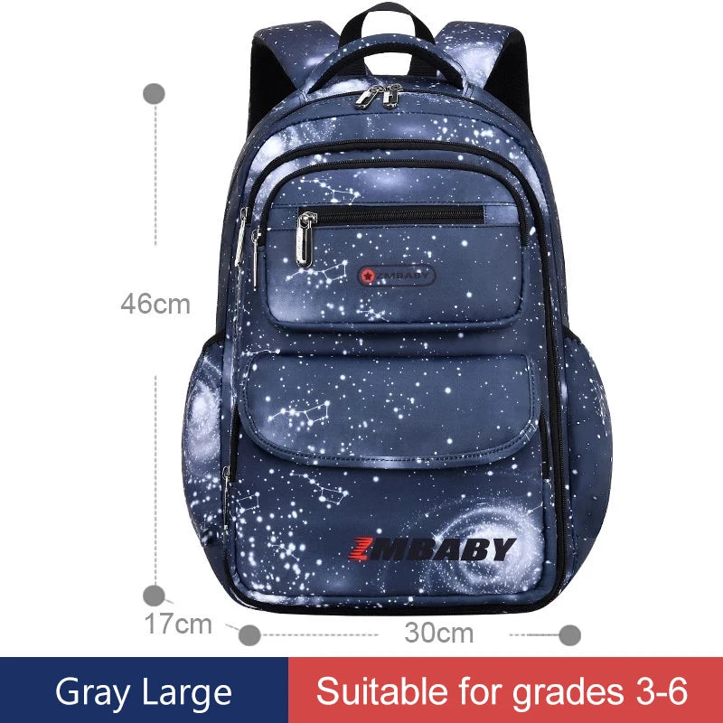 Back to School Adjustable Kids School Backpack for Boys Girls Lightweight Growth Design Waterproof Elementary Primary school Boo