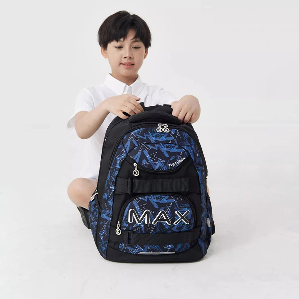 Student' Weight-reducing Backpack Large-capacity Water-removing Schoolbag Antibacterial Spine-protecting Backpack For Boys Girls