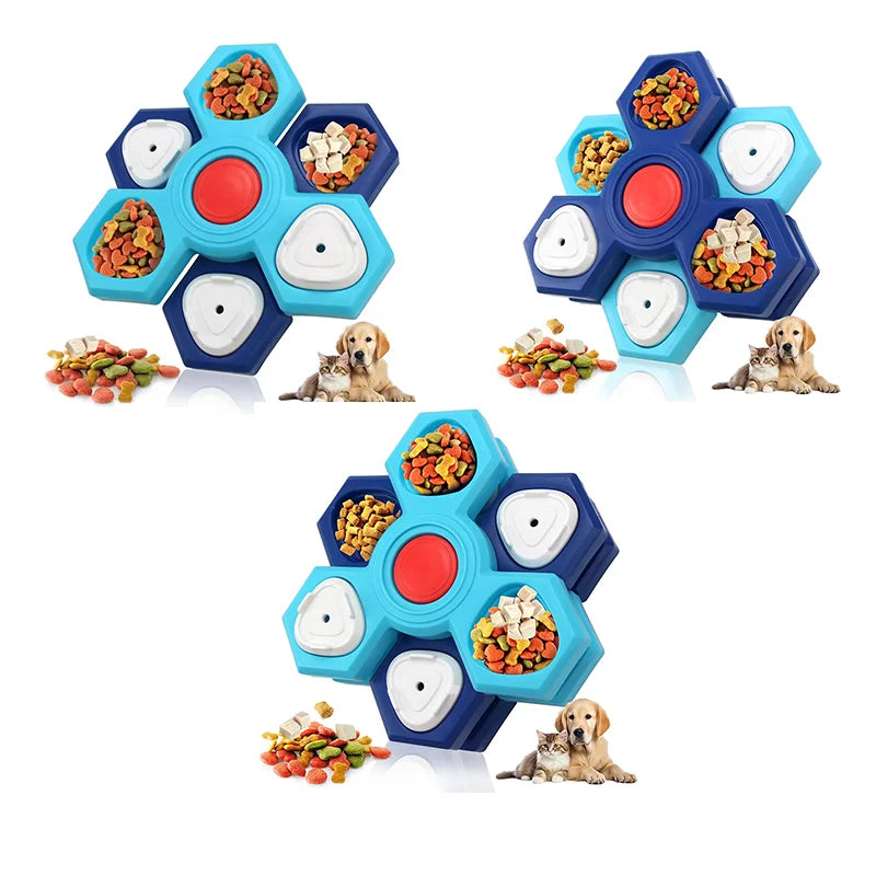 Dog Puzzle Toys Interactive Treat Dispensing Pet Slow Feeder For Small Large Dogs Puppy Enrichment IQ Training Dog Treat Puzzle
