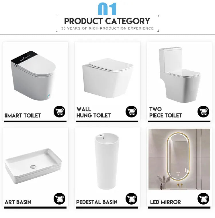 Modern Design Water Closet Easy Cleaning Intelligent Hanging Bathroom Ceramic Smart Wall Hung Toilet