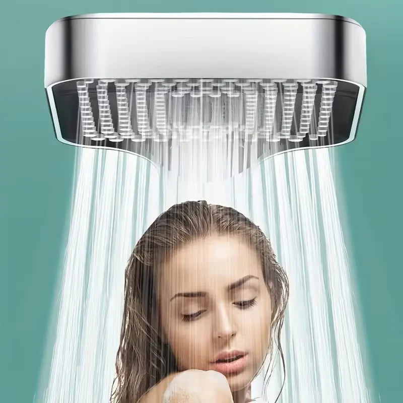 Adjustable Shower Head 3 Mode Rainfall Shower Large Flow Showerhead High Pressure Water Saving Shower Mixer Bathroom Accessories