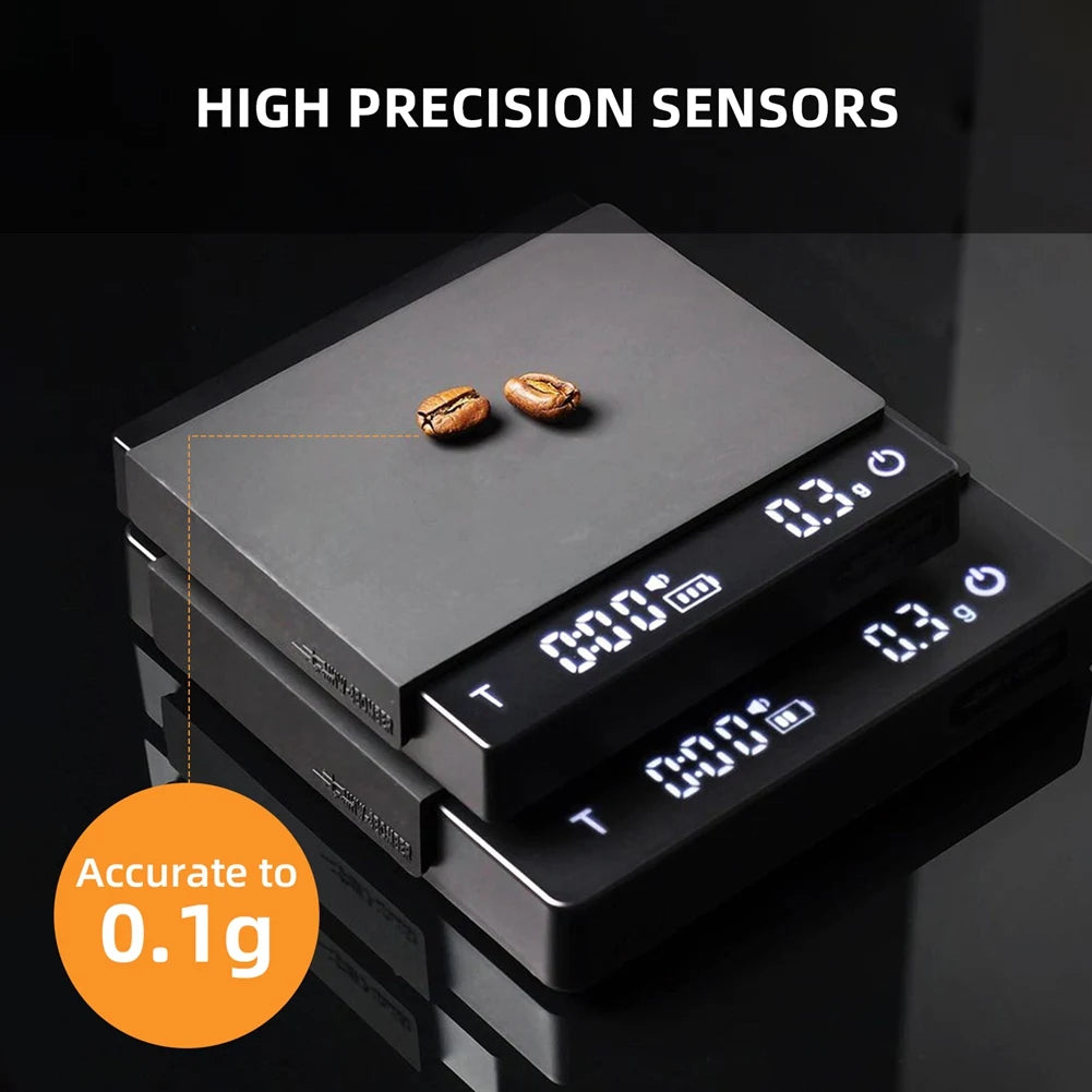 ABJI-Electronic Coffee Scale Coffee Electronic Scale Kitchen Electronic Scale Home Electronic Scale