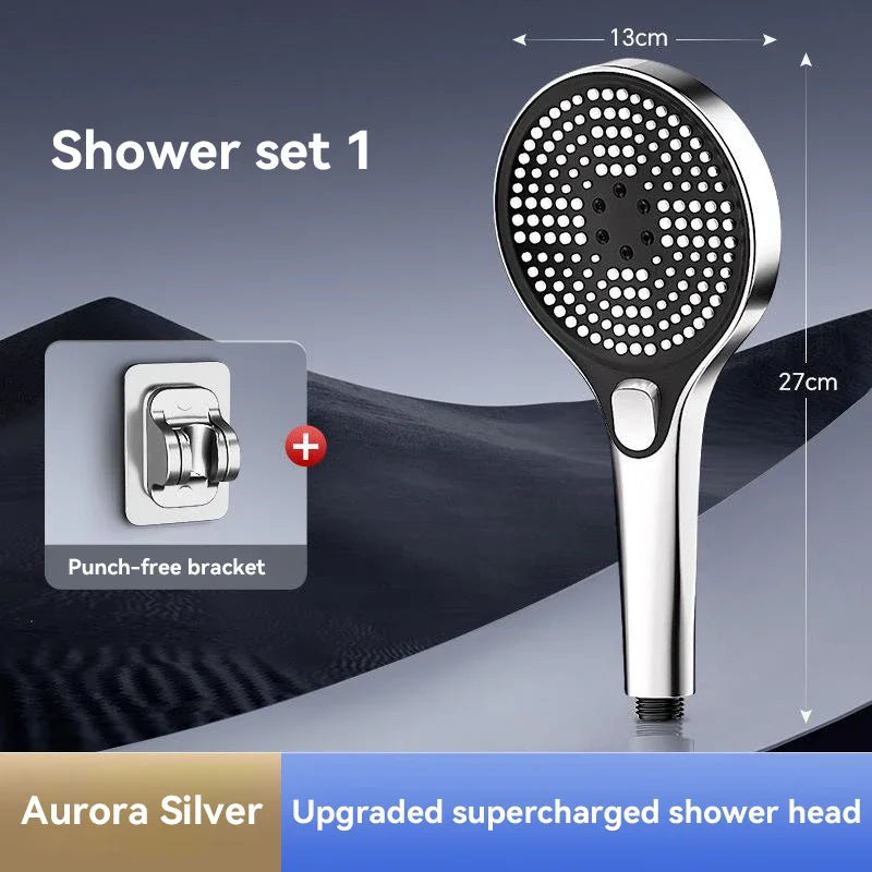 Xiaomi Original Shower Head, Large Panel Booster Shower Set, Water Output, 3-Speed Adjustment, Home Bathroom Facilities