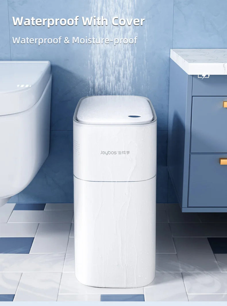 Smart Bathroom Electronic 15l Automatic Sensor  Without White Home basket for domestic toilets and bathrooms