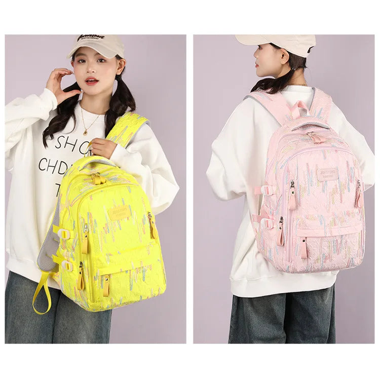 Fresh Backpack large capacity school bag with good-looking Cute and Sweet Backpacks for Middle School and College Students 2 Siz
