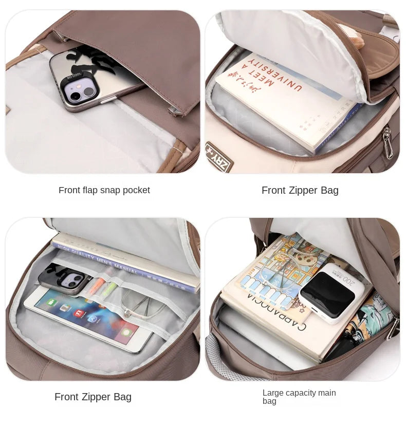 School Backpacks For Girls Large Capacity Middle School Backpack Lightweight Travel Bag School Bookbag College Student Backpack