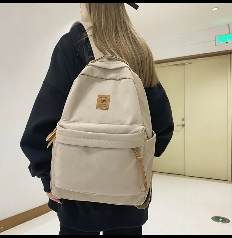 School Backpack for Men Women College Bookbag Lightweight Black Backpack Rucksack Casual Daypack School Bag for Boys Girls