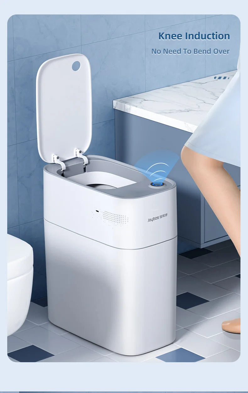 Smart Bathroom Electronic 15l Automatic Sensor  Without White Home basket for domestic toilets and bathrooms