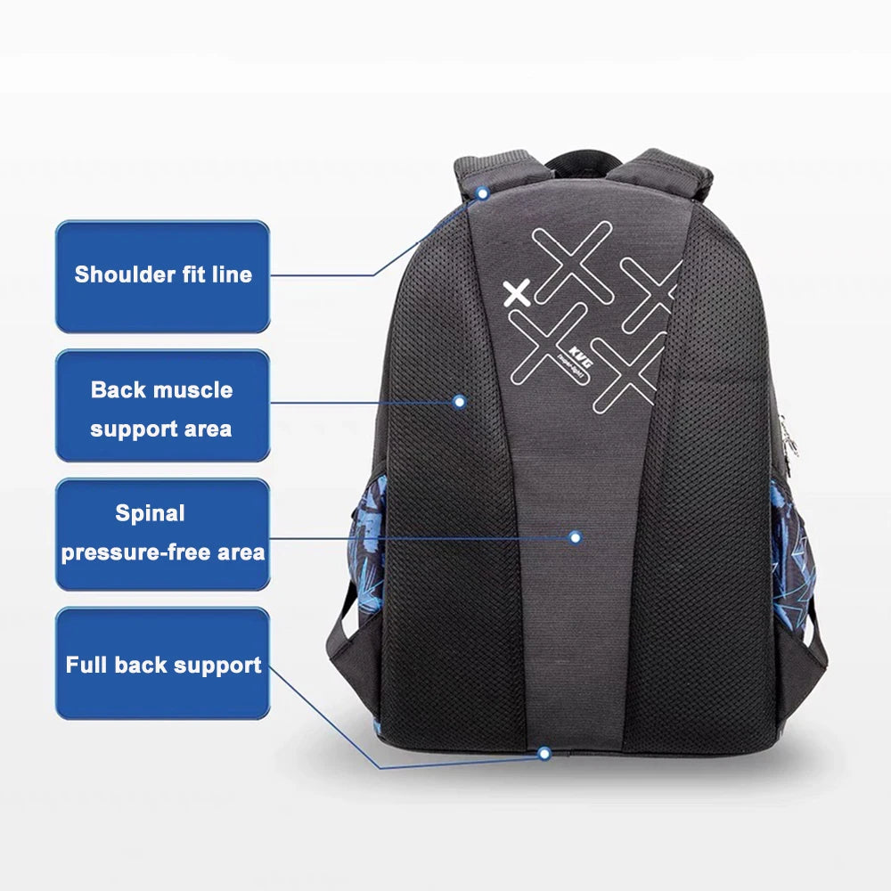 Student' Weight-reducing Backpack Large-capacity Water-removing Schoolbag Antibacterial Spine-protecting Backpack For Boys Girls