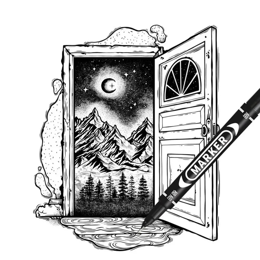 Supplies Student Stationery for Sketching Drawing Art Supplies Calligraphy Pen Painting Supplies Paint Brushes Signature Pens