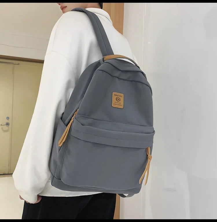 School Backpack for Men Women College Bookbag Lightweight Black Backpack Rucksack Casual Daypack School Bag for Boys Girls