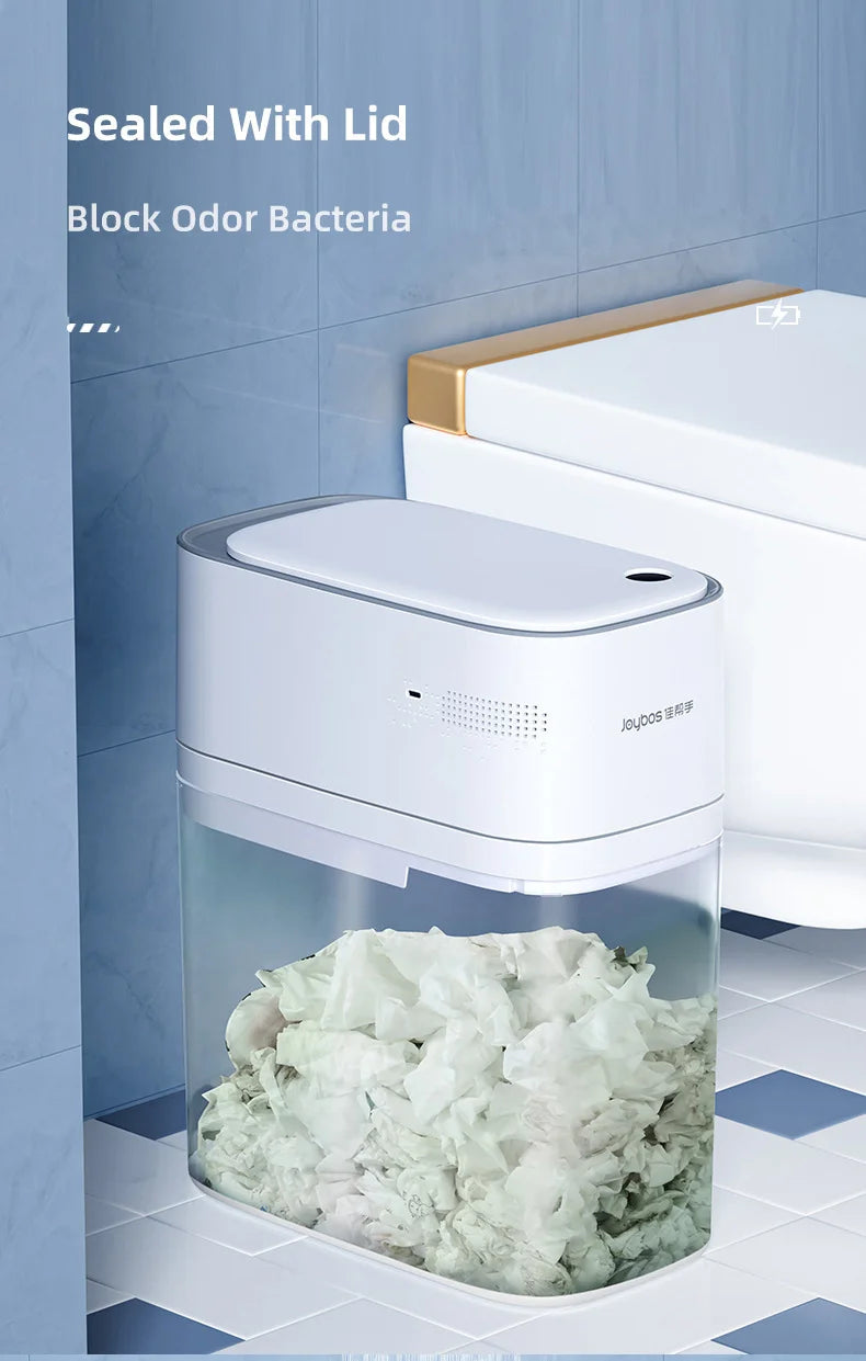 Smart Bathroom Electronic 15l Automatic Sensor  Without White Home basket for domestic toilets and bathrooms