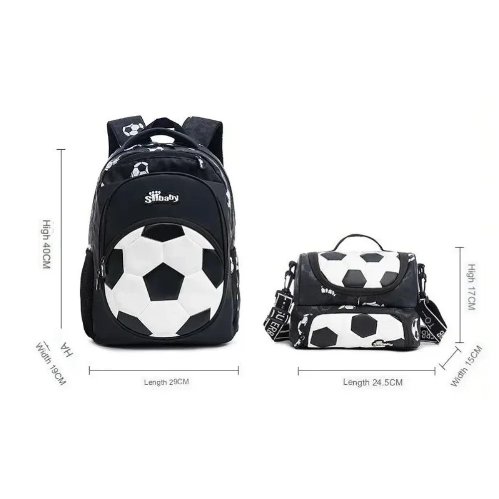 Boy Football Kids Backpack Children Schoolbag Anime Backpack Travel School Bags for Teenage Boy Mochila Escolar Infantil Menino