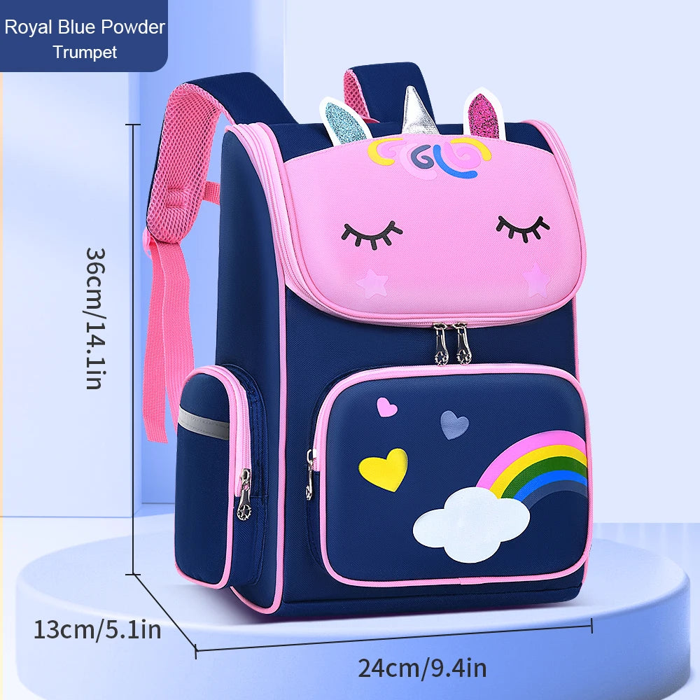 New elementary school students schoolbag shoulders backpack 6-12 years old one, two, three, four, five, six grades waterproof le